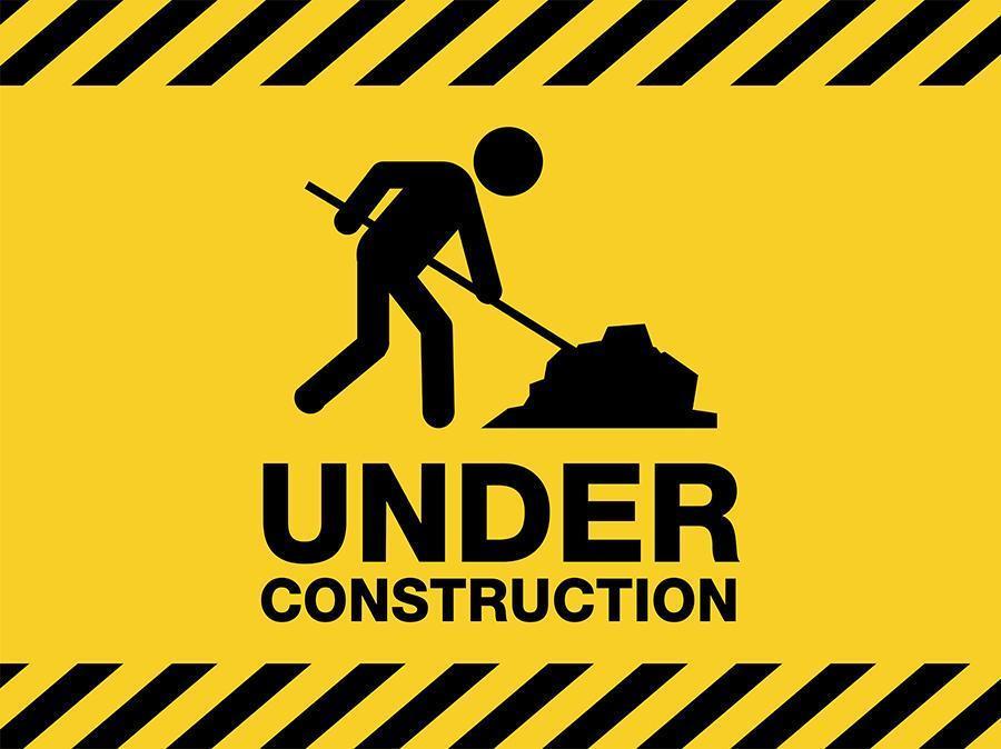 1218694 sous construction panneau d avertissement gratuit vectoriel